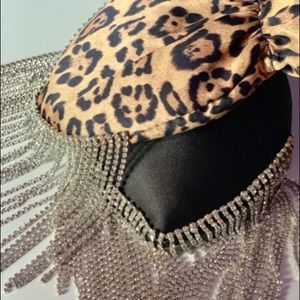 Rhinestone Satin Pouch